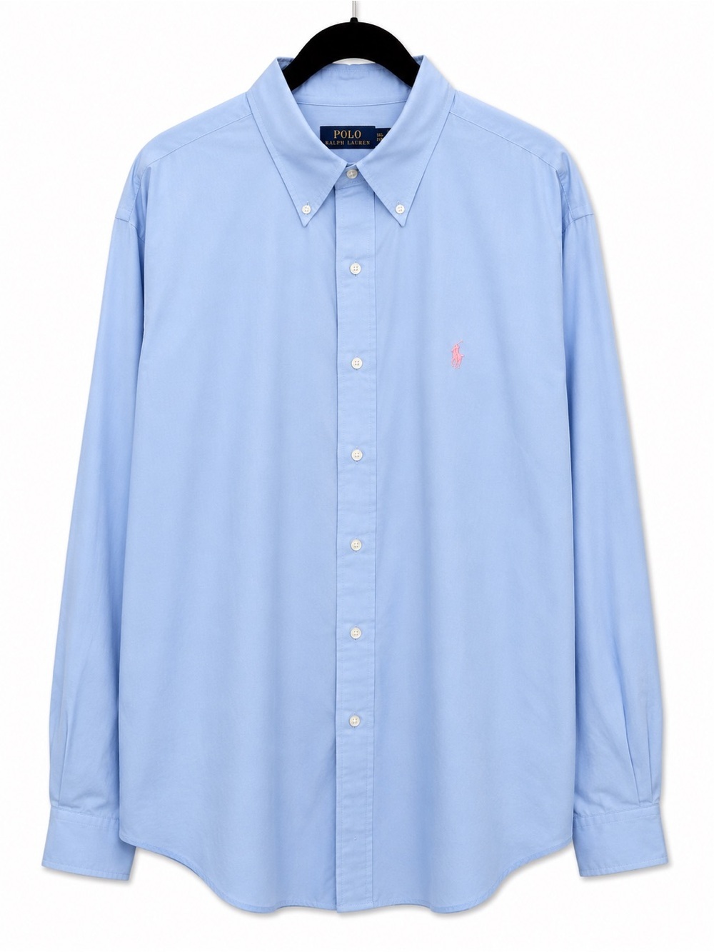 Polo by Ralph Lauren Light Blue Dress Shirt with Pink Pony